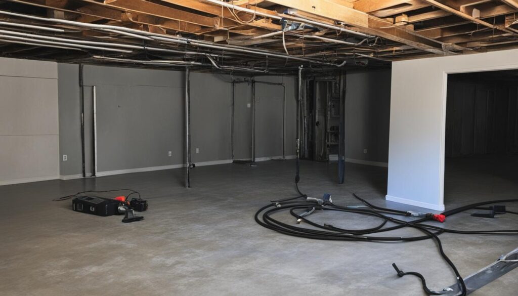 unpermitted basement remodels in New York